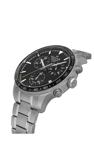 Nacar Sapphire Glass Sport Grey Men's Wristwatch Nc34-25B019-Tbsm