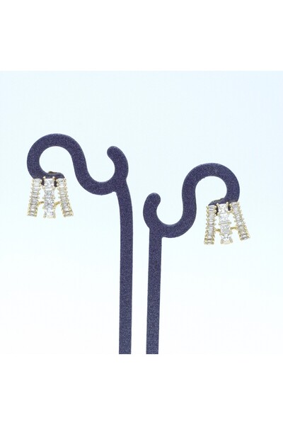 Janset Su Yolu Çelik Küpe - Çoklu Görünüm Çelik Küpe