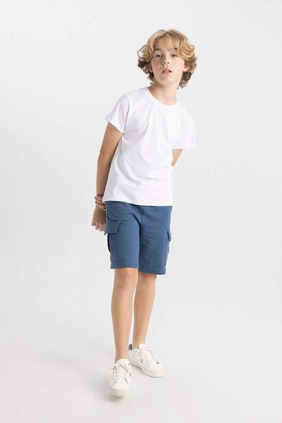 DeFacto Boy's Cargo Pocket Shorts B5868a824hs