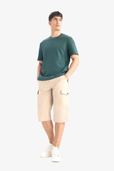 DeFacto 100% βαμβάκι Regular Fit Capri E5363AX25SM