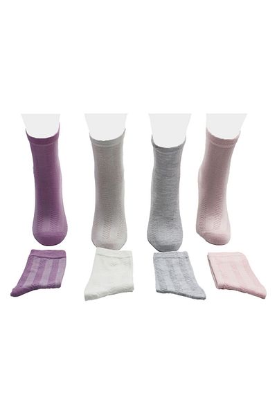 KARDEŞLER ÇORAP Pachet de 4 șosete colorate pentru copii