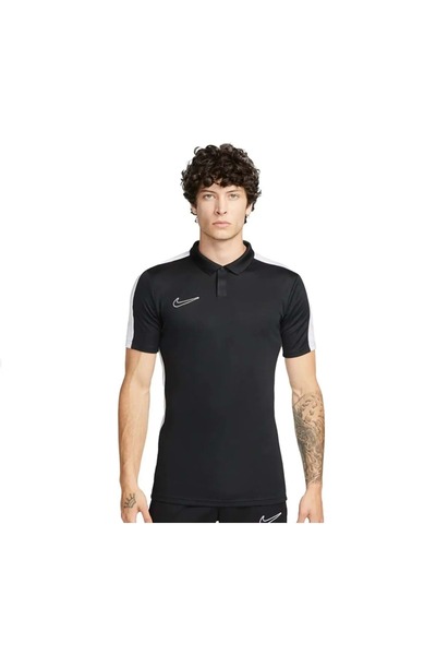 Nike Ανδρικό μπλουζάκι πόλο με μαύρο κλασικό γιακά Academy Dri Fit