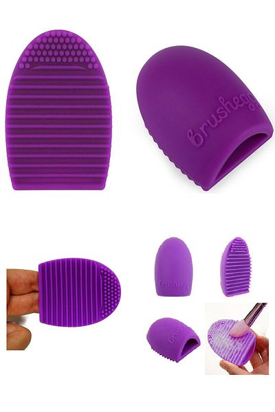 HANNAH Detergent pentru pensule de machiaj Silicon Brushegg Purple
