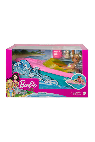 Barbie Grg30 Model and Boat Play Set