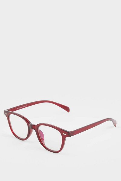 DeFacto Unisex Blue Glass Brown Framed Reading Glasses F6064Axns
