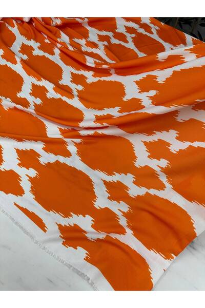 ipekkumaş Помаранчева тканина для суконь та сорочок з крепу Наш товар продаєт...