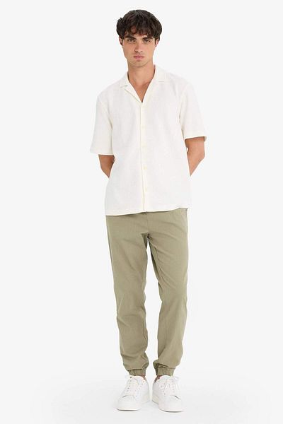 DeFacto 100% Cotton Cargo Jogger Pants Three Pockets E0834Ax25Sm