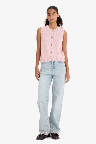 DeFacto Relax Fit Buttoned Knitwear Sweater F7162Ax25Hs