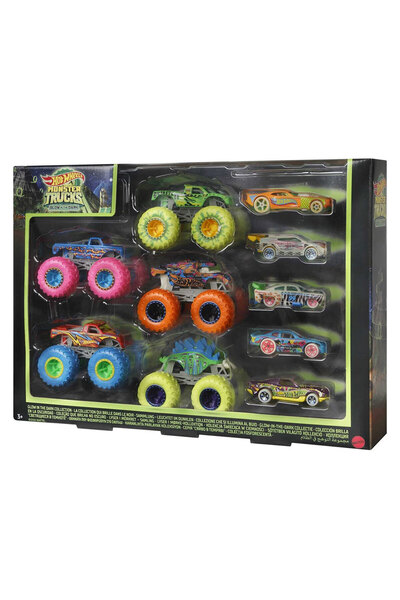 HOT WHEELS Monster Trucks Hcb57 - Πακέτο αυτοκινήτου που λάμπει στο σκοτάδι