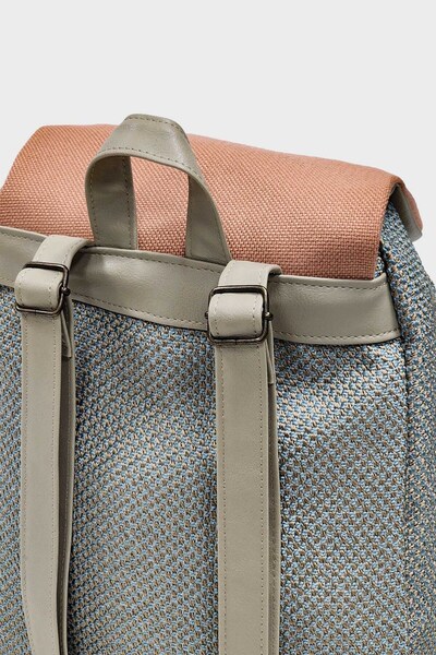 Ayşe Teyze'nin Çantaları Women's Beige Pink Handmade Backpack