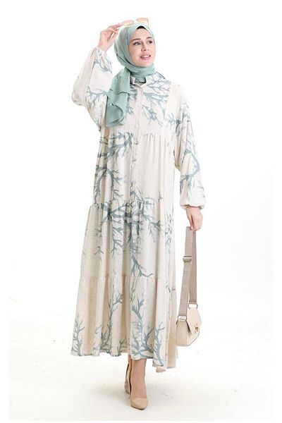 MODA Yıldrım Patterned Buttoned Alacati Model