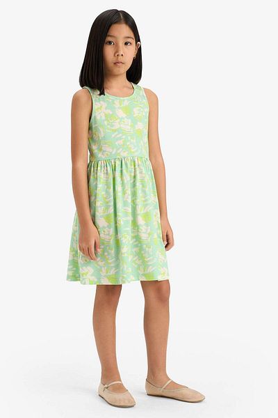 DeFacto Rochie de vară fără mâneci cu model pentru fete B4338a825sm