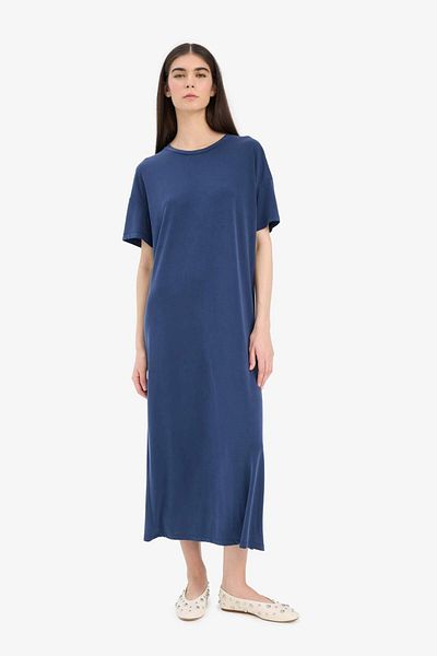 DeFacto Crew Neck Modal Short Sleeve Midi Summer Dress F6500Ax25Sm