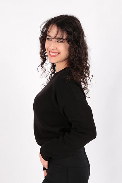 Fashion Friends 23k0166k1 Pulover de damă cu umăr jos