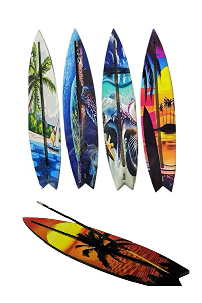 MODERN TASARI Tütsü Tahtası Ahşap Dekoratif Sörf Tütsülük - Tropikal Tasarıml...