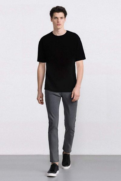 DeFacto Дънки Pedro Slim Fit с нормална талия, с къси крачоли, E7440AX25SM