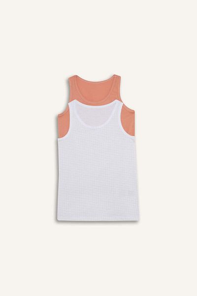 DeFacto Boy's Patterned 2-Piece Undershirt E6865A825Sp