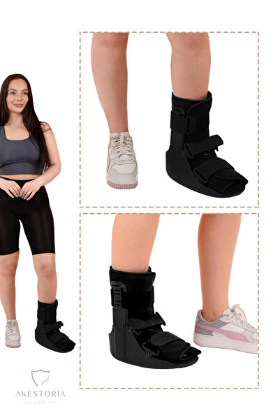 Akestoria Med Sabit Walker Bot Kısa Sağ ve Sol Kullanabilir Tek Parça