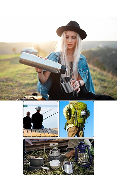 intercamp كوب تخييم فولاذي 350 مل، كوب ستانلس ستيل، كوب،