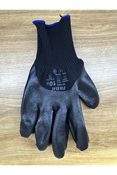FABA Ep-1402 Siyah Nitril Eldiven 12 Adet