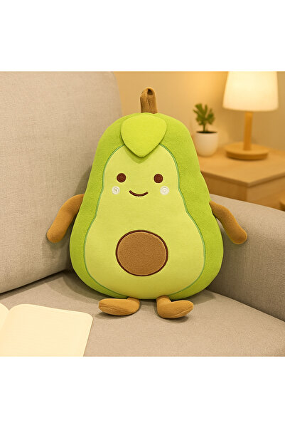 Mersi SHOP Pernă drăguță de pluș cu avocado |   Jucărie moale Pernă decorativ...