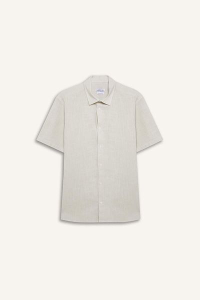 DeFacto 100% Cotton Regular Fit Polo Neck Summer Short Sleeve Shirt D8613Ax25Sm
