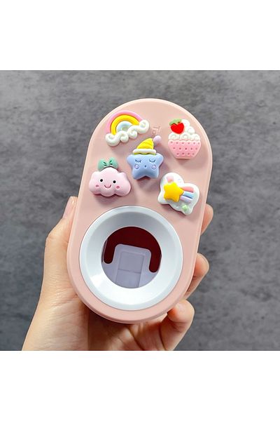 Choice موزع معجون أسنان أوتوماتيكي من كاي هونغ، مقاوم للغبار، مثبت على الحائط، موزع كريم أسنان بدون ثقب