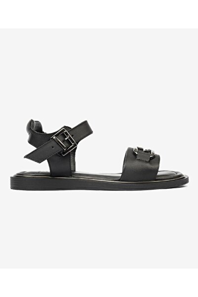 Greyder Kadın Siyah Hakiki Deri Sandalet 4Y2CS33561