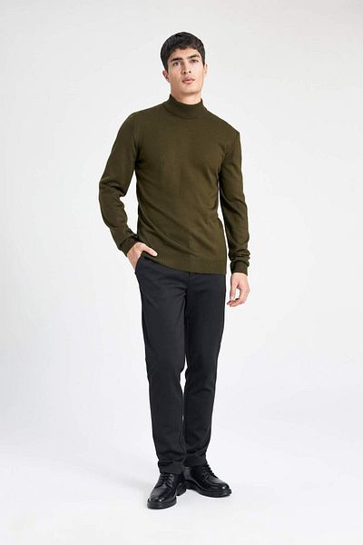 DeFacto Пуловер Slim Fit Slim Fit B7851axns