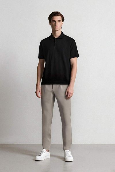 DeFacto Jogger Straight Leg All-Way Stretching Summer Fabric Trousers B6551Ax25Sp