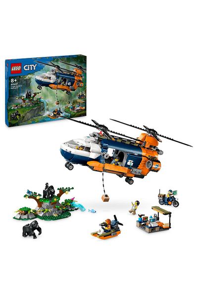 LEGO 60437 ليغو ®   مروحية كاشف الغابة في المدينة للتخييم