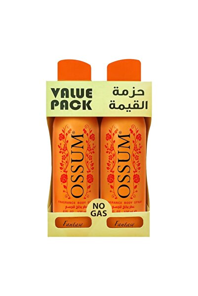 Ossum عبوة قيمة من بخاخ الجسم برائحة فانتازي - ٢ × ١٢٠ مل | انتعاش يدوم طويلاً