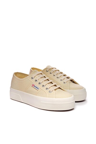 Superga 2740 Platform Unisex Açık Bej Sneaker