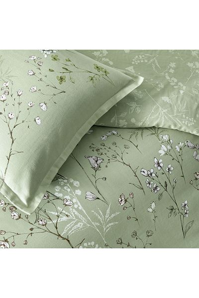 Linens Set cuvertură de pilota Sc Allday Henley - Verde Dublu