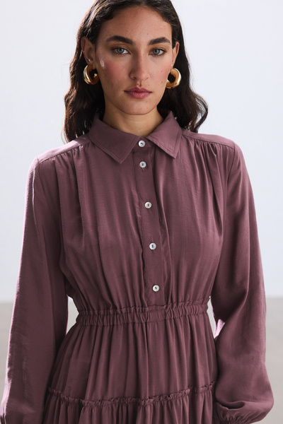 BE BLUE ΦΟΡΕΜΑ MODAL ΜΕ ΣΤΡΟΒΟΣΚΟΠΙΑ ΑΠΟΡΡΙΨΗΣ ΤΡΙΑΝΤΑΦΥΛΛΟΥ