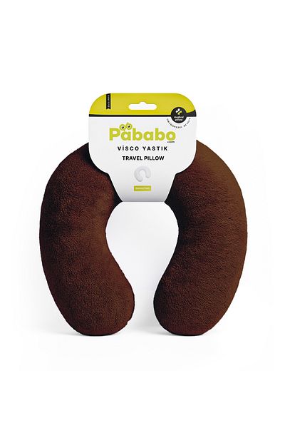 Özgüner Oyuncak Pabtex U Shaped Plush Neck Support Pillow for Airplane and Car Trips