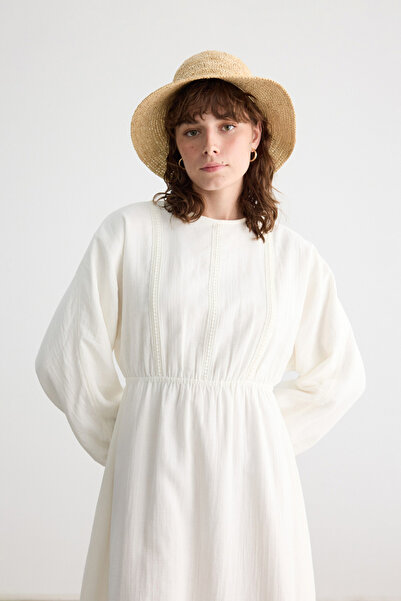 BE BLUE ΦΟΡΕΜΑ ΜΟΥΣΛΙΝΑ ΛΕΥΚΗ ΛΟΥΤΡΗ ΛΕΠΤΟΜΕΡΗ