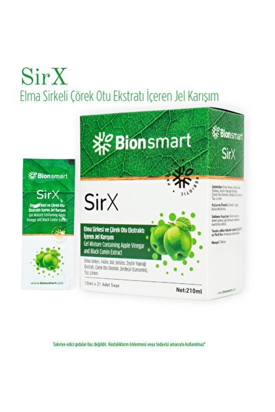 Bionsmart SirX Prebiyotik Jel Elma Sirkesi