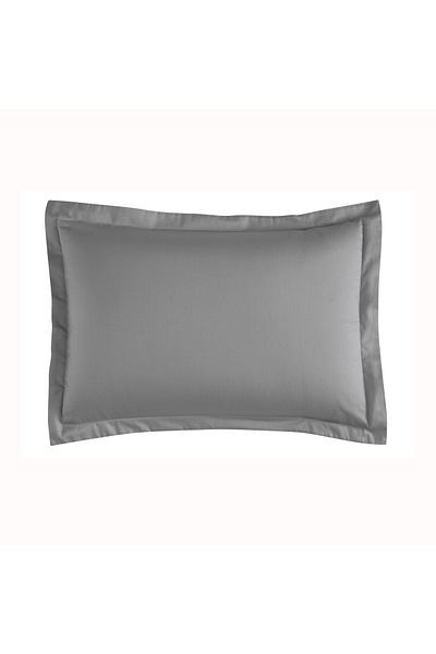 Linens Cotton Satin Flounced Pillowcase Set - 2-Piece Mix Mink