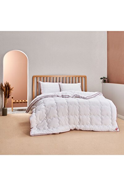 Taç Balance Mikrojel Tek Kişilik Yorgan Beyaz