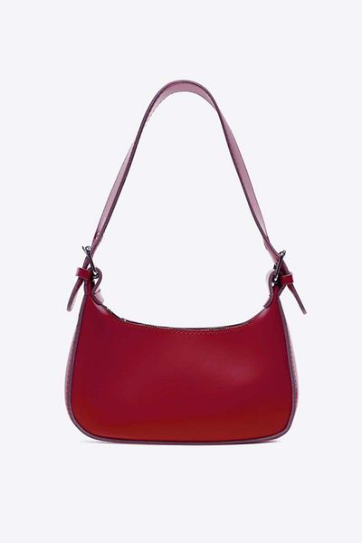 Shule Bags Muse Oval Baguette Bag Pink
