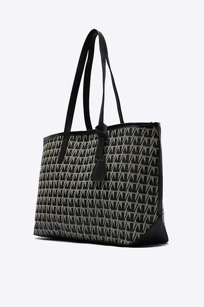 Shule Bags Geantă de umăr Michelle Monogram neagră