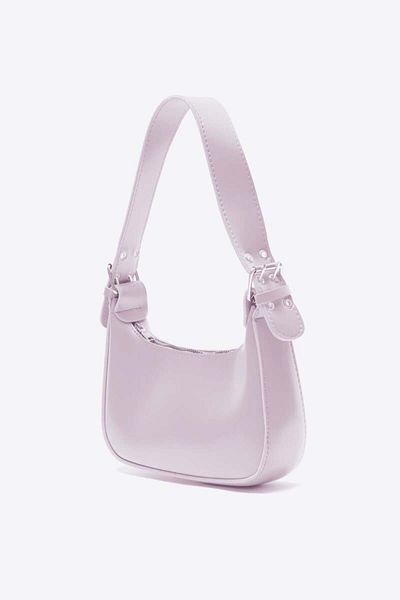 Shule Bags Muse Oval Baguette Bag Lilac