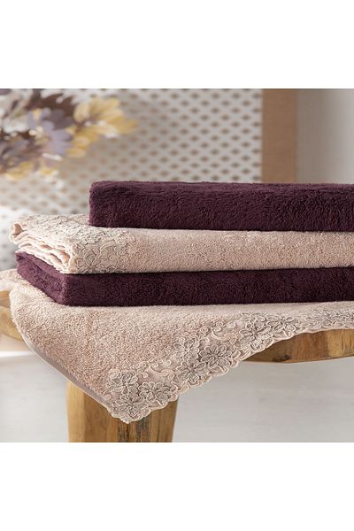 Taç Σετ οικογενειακής ρόμπας Linn Elegans Bamboo Μπεζ