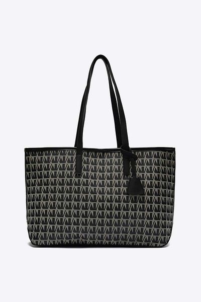 Shule Bags Geantă de umăr Michelle Monogram neagră