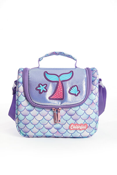 Colorful Maxim Mermaid Beslenme Çantası - Denizkızı Temalı Isı Yalıtımlı Su G...