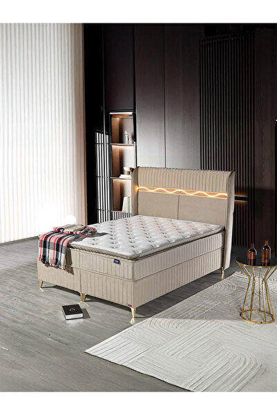 EVİM MOBİLYA CONCEPT Okyanus Yatak Baza Başlık Set