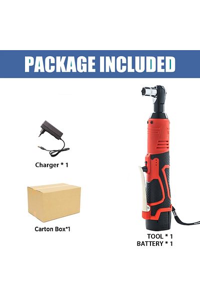 Choice 18v 12v/18v Impact Wrench Cordless Rechargeable Electric Wrench 3/8 Inch Right Angle Ratchet Wrenche