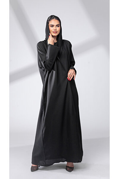 outline Practical black abaya
