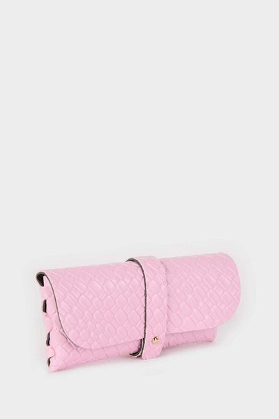 DeFacto Women's Knitted Patterned Sunglasses Case E6584Axns